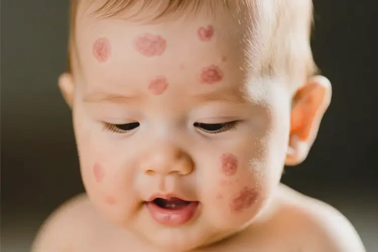 嬰兒面部長濕疹不管它會自己痊愈嗎(圖3)