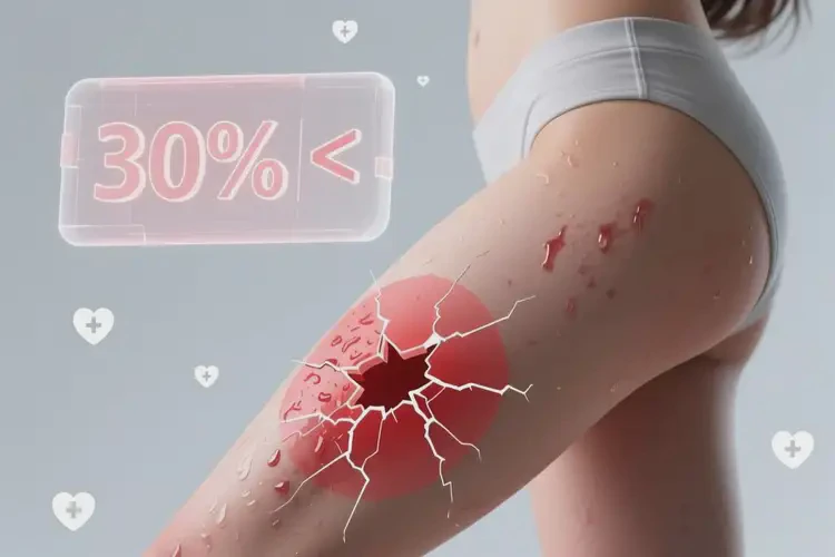 青年人大腿容易長濕疹不管它會自己自愈嗎(圖3)