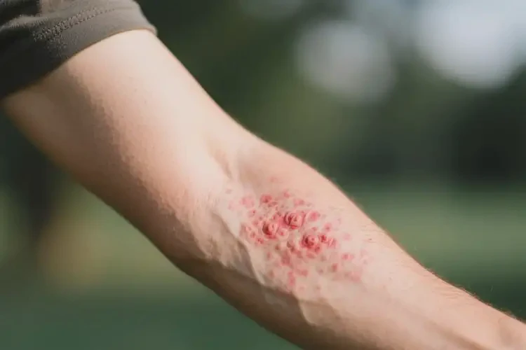 男人手臂容易長濕疹不管它會自己自愈嗎(圖3)