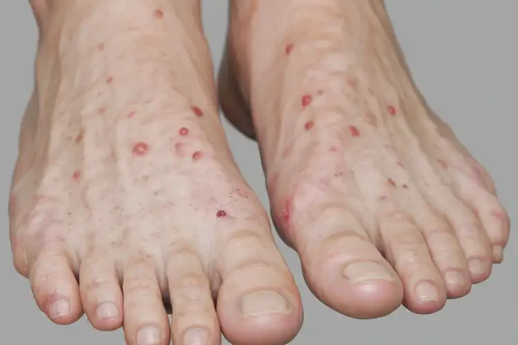 男生腳上起濕疹能靠自己自愈嗎(圖4)