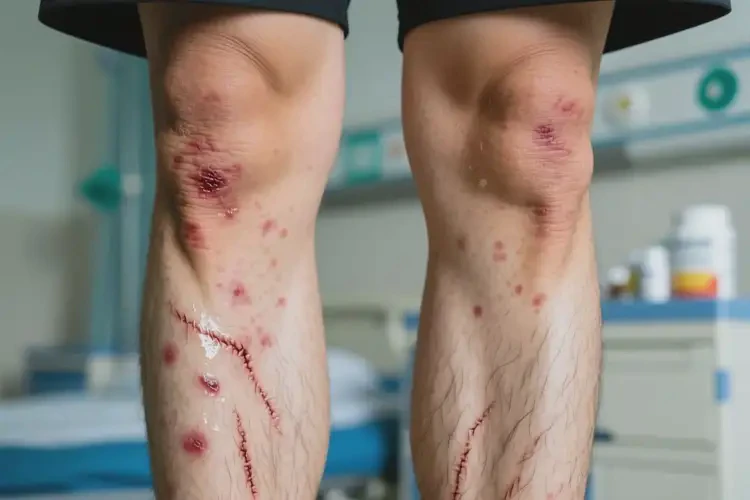 男性小腿上容易長濕疹能靠自己自愈嗎(圖2)