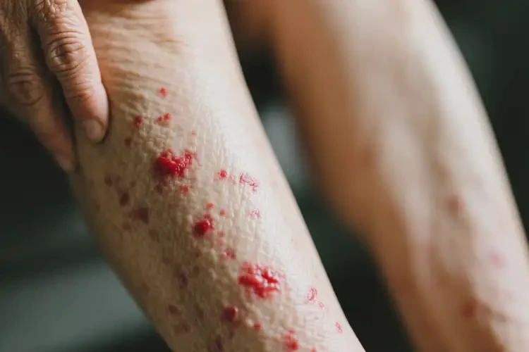 老人小腿容易起濕疹不管它會(huì)自己好嗎(圖4)