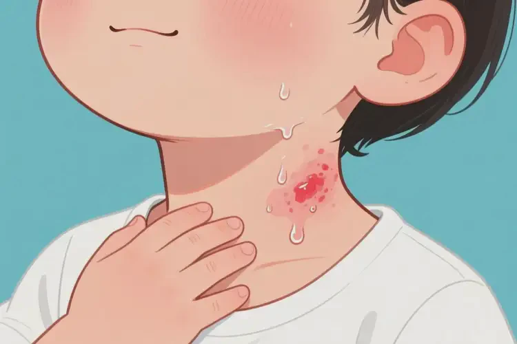 小孩脖子上出現(xiàn)濕疹不管它會(huì)自己自愈嗎(圖3)