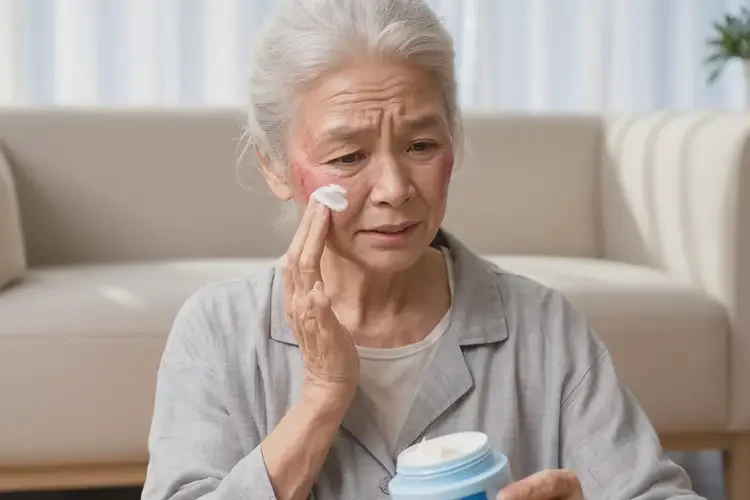 老人面部容易起濕疹不管它會自己痊愈嗎(圖3)