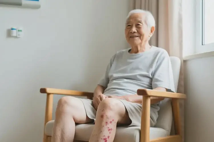 高齡老人大腿長濕疹不管它會自己痊愈嗎(圖3)
