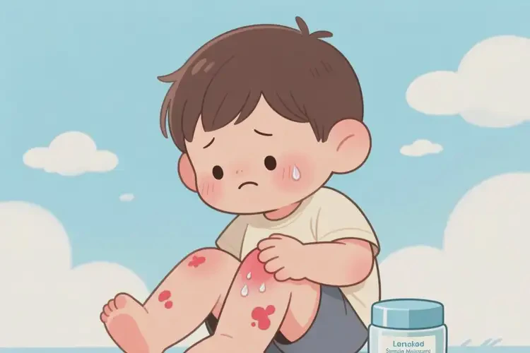 孩子小腿容易长湿疹不管它会自己自愈吗(图2)