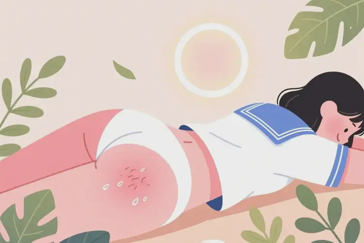 大學生屁股經(jīng)常起濕疹不管它會自己痊愈嗎(圖2)