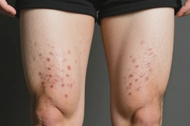 男性大腿出現(xiàn)濕疹能靠自己自愈嗎(圖1)