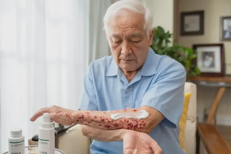 老人四肢容易長濕疹不管它會自己痊愈嗎(圖2)