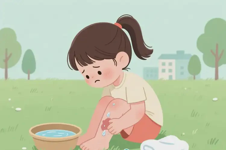 小學生小腿上容易起濕疹不管它會自己痊愈嗎(圖3)