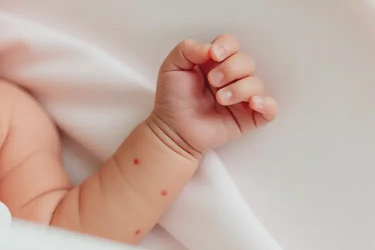 新生儿手臂起湿疹可以彻底自愈吗(图3)