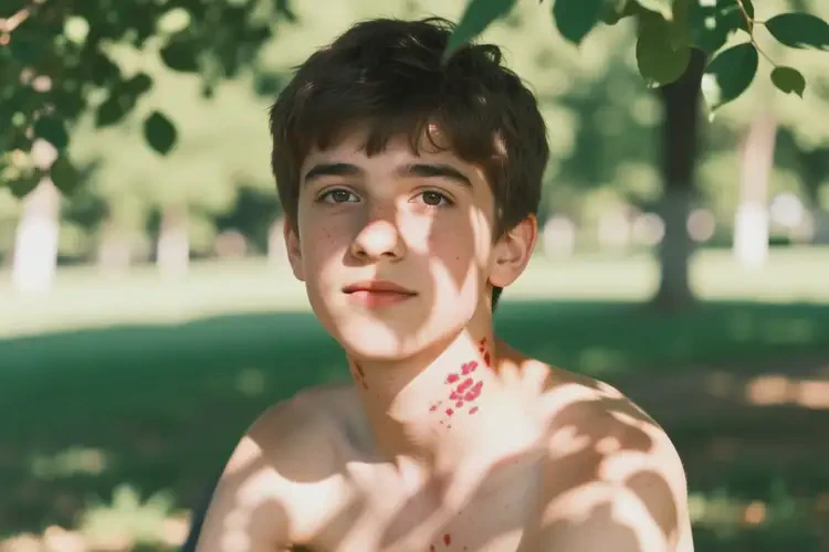 青少年脖子出現(xiàn)濕疹不管它會自己好嗎(圖2)