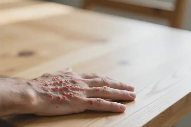 男生手上经常长湿疹不管它会自己好吗(图3)