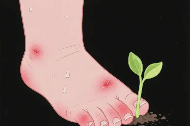 儿童脚上容易起湿疹能彻底自愈吗(图1)