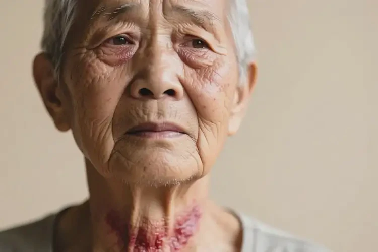 高龄老人脖子长湿疹不管它会自己自愈吗(图4)