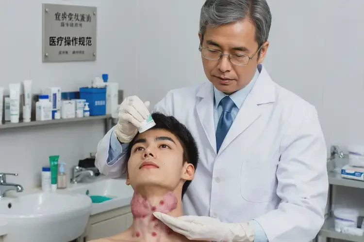 男生脖子上經(jīng)常長(zhǎng)濕疹不管它會(huì)自己自愈嗎(圖3)