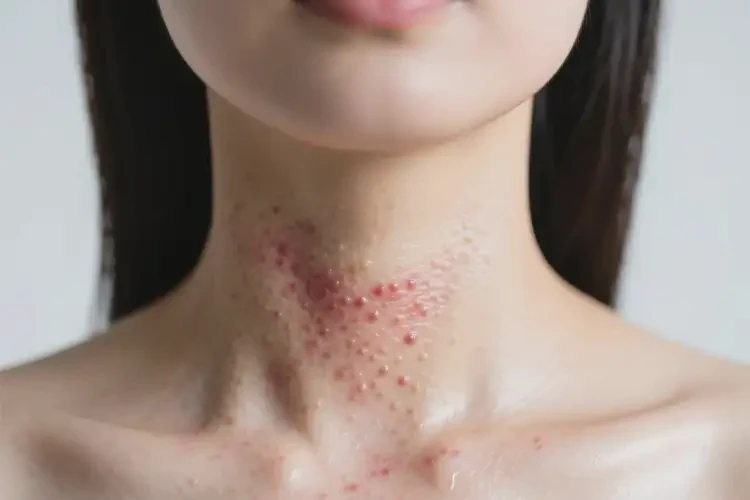 女性脖子容易長濕疹可以徹底自愈嗎(圖3)