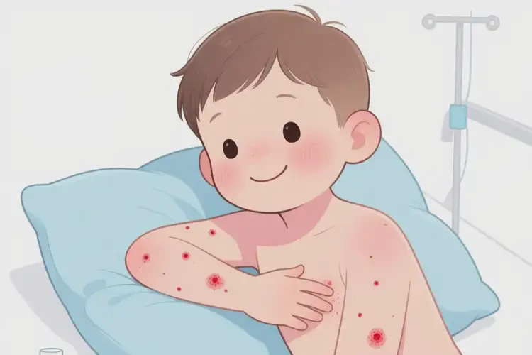 小孩手臂上偶爾長濕疹能夠徹底治愈嗎(圖4)