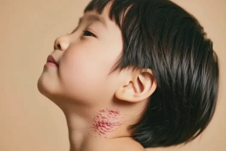 小孩脖子上偶爾長濕疹能靠自己自愈嗎(圖3)