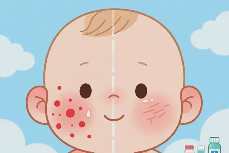 寶寶身上容易起濕疹可以徹底自愈嗎(圖3)