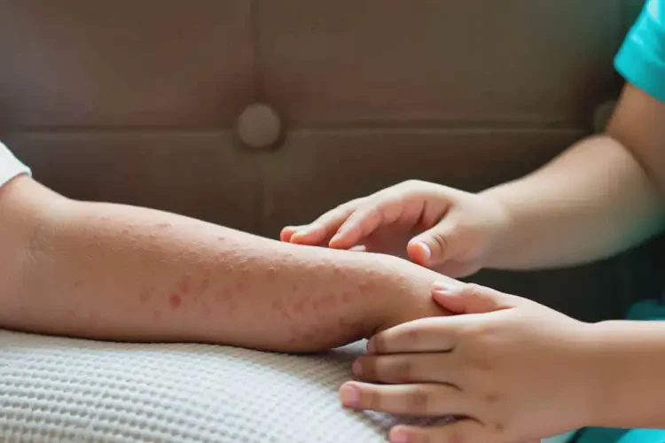 小兒手臂經(jīng)常長(zhǎng)濕疹不管它會(huì)自己好嗎(圖1)