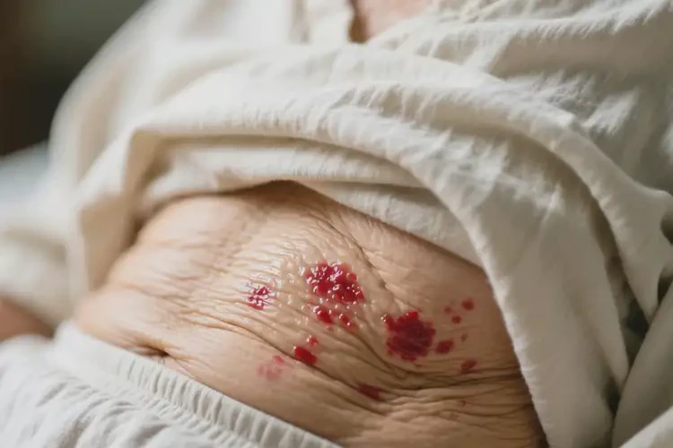 高齡老人肚子出現(xiàn)濕疹不管它會(huì)自己自愈嗎(圖3)