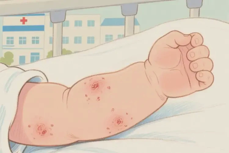 嬰幼兒手臂上偶爾起濕疹不管它會(huì)自己痊愈嗎(圖3)