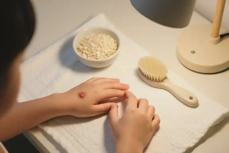 青年人手上偶爾長(zhǎng)濕疹能夠徹底治愈嗎(圖2)