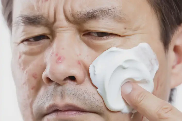 男性面部長濕疹不管它會自己自愈嗎(圖3)