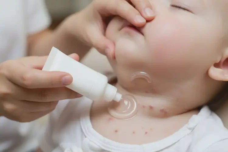 幼兒脖子上偶爾起濕疹不管它會(huì)自己好嗎(圖3)