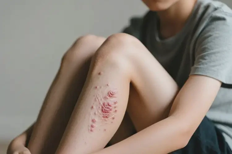 青少年大腿上經(jīng)常起濕疹不管它會(huì)自己痊愈嗎(圖3)