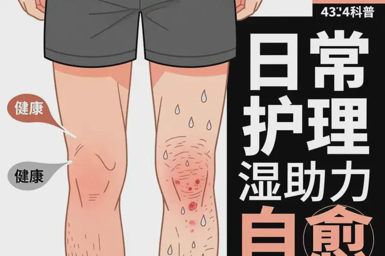 男性大腿有濕疹能靠自己自愈嗎(圖1)