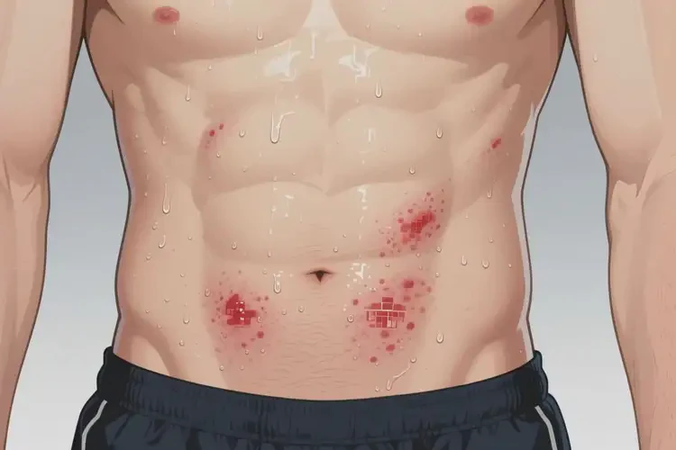 男人肚子上起濕疹能夠徹底治愈嗎(圖2)