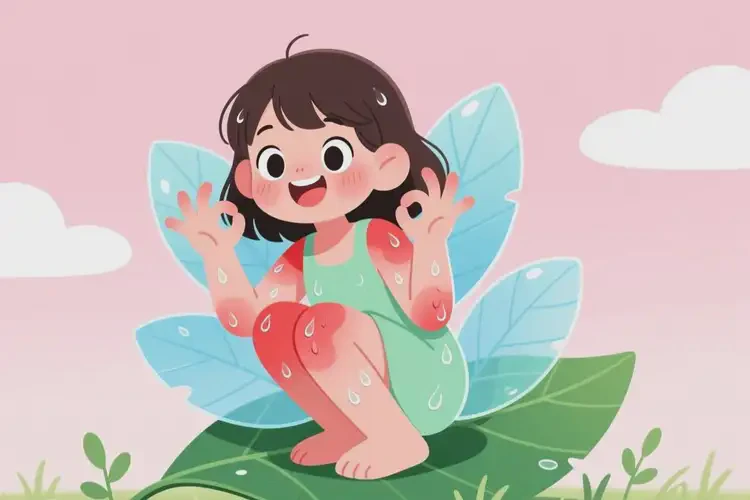 女生全身容易起濕疹能徹底自愈嗎(圖1)