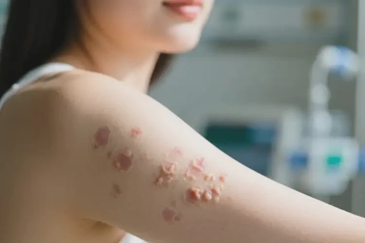 女人身上出現(xiàn)濕疹可不可以徹底自愈(圖4)