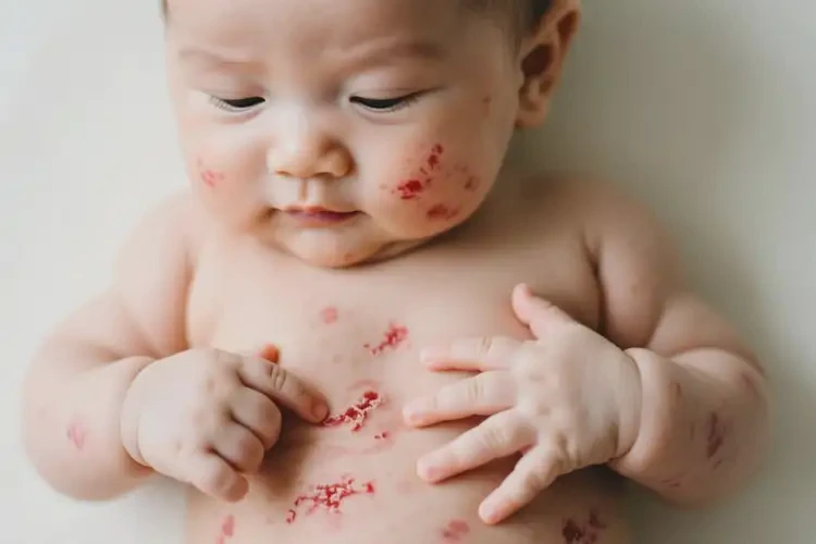 幼兒全身有濕疹能靠自己自愈嗎(圖3)