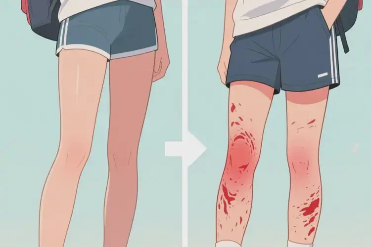 大学生小腿出湿疹不管它会自己痊愈吗(图3)