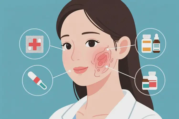 孕婦面部有濕疹不管它會自己自愈嗎(圖1)