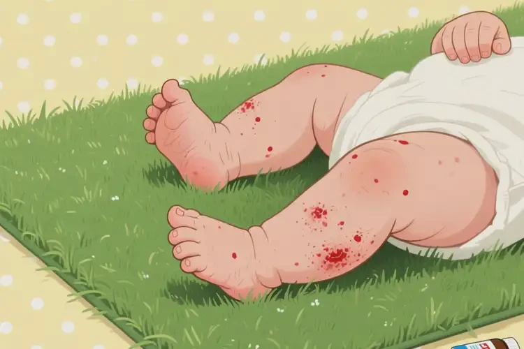 幼兒四肢容易起濕疹不管它會(huì)自己好嗎(圖2)