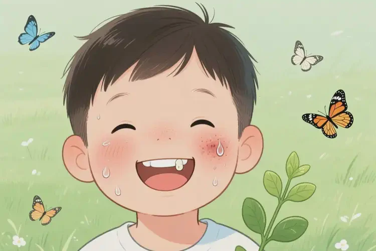 兒童面部偶爾長濕疹可不可以徹底自愈(圖1)