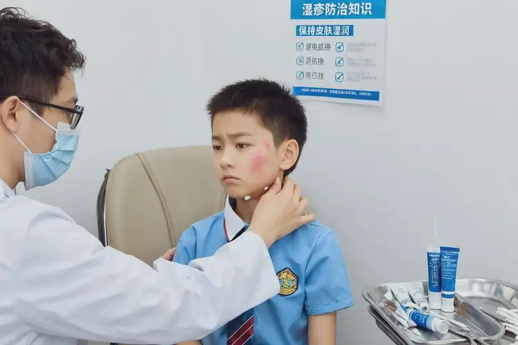小學(xué)生脖子經(jīng)常起濕疹能夠徹底治愈嗎(圖3)