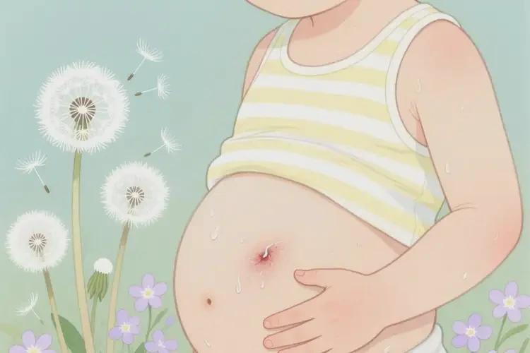 孩子肚子上偶爾長(zhǎng)濕疹可以徹底自愈嗎(圖1)