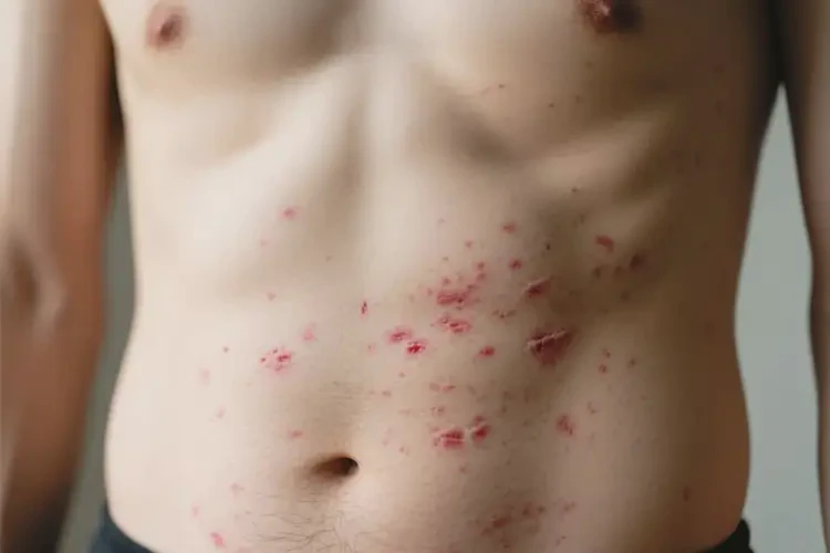 男生肚子上起濕疹可不可以徹底自愈(圖2)