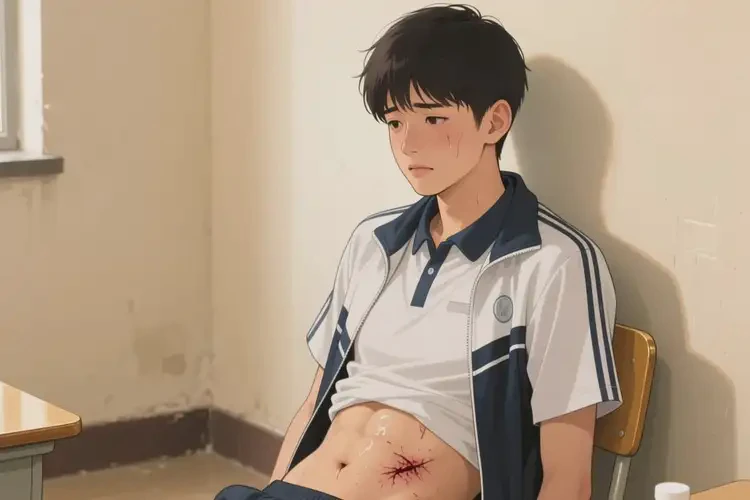 大學生肚子上偶爾起濕疹不管它會自己好嗎(圖1)