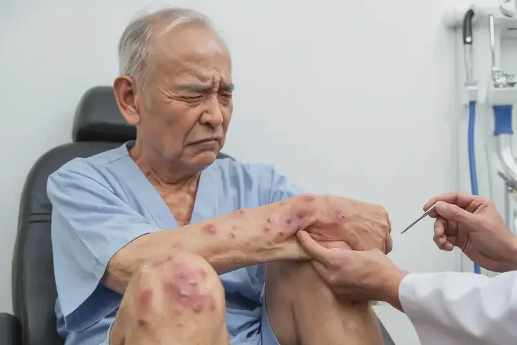 老年人全身經(jīng)常起濕疹不管它會自己好嗎(圖4)