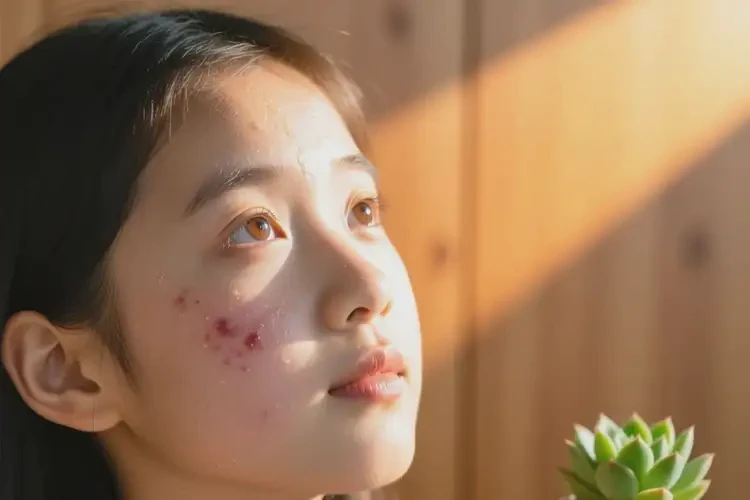 青年人面部偶爾起濕疹不管它會(huì)自己痊愈嗎(圖1)