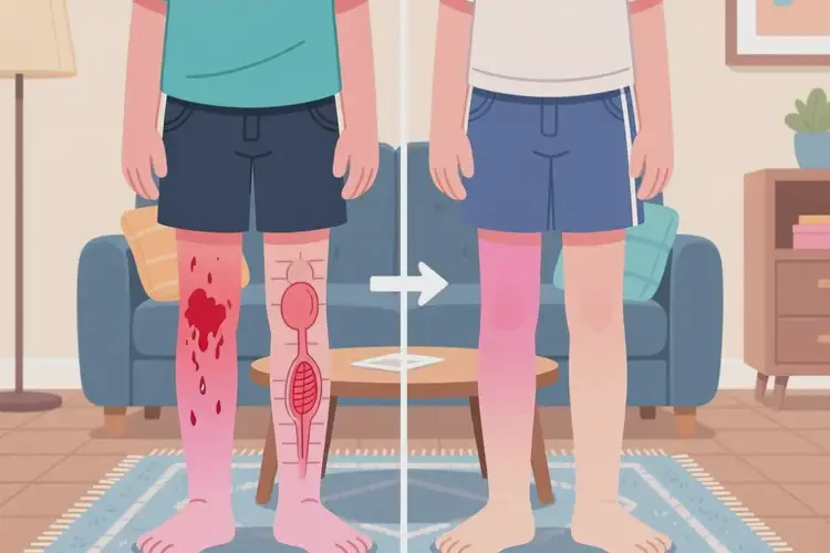 青少年大腿上有濕疹能夠徹底治愈嗎(圖2)