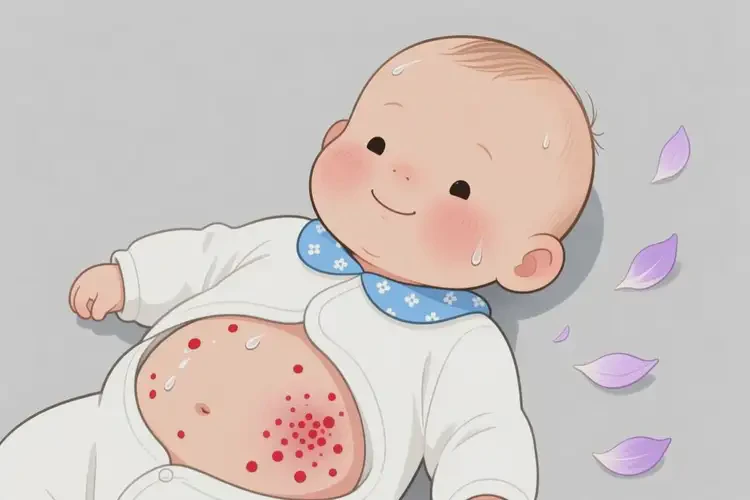 小兒肚子有濕疹不管它會自己好嗎(圖1)