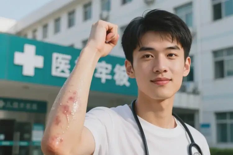 男生手臂容易起濕疹能夠徹底治愈嗎(圖3)