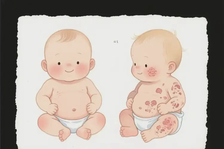 嬰幼兒肚子出濕疹能徹底自愈嗎(圖3)